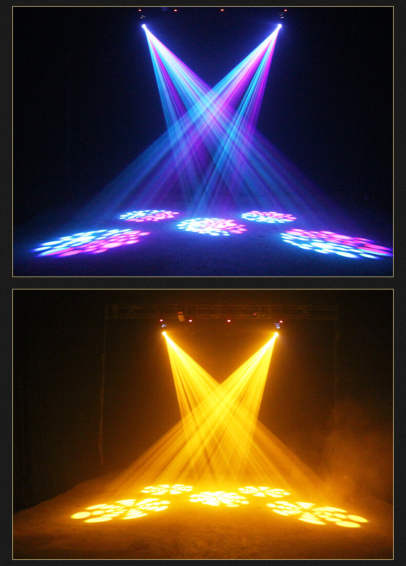ktv小光束灯30w旋转led图案摇头灯90w舞台灯光设备全套酒吧射灯包厢房