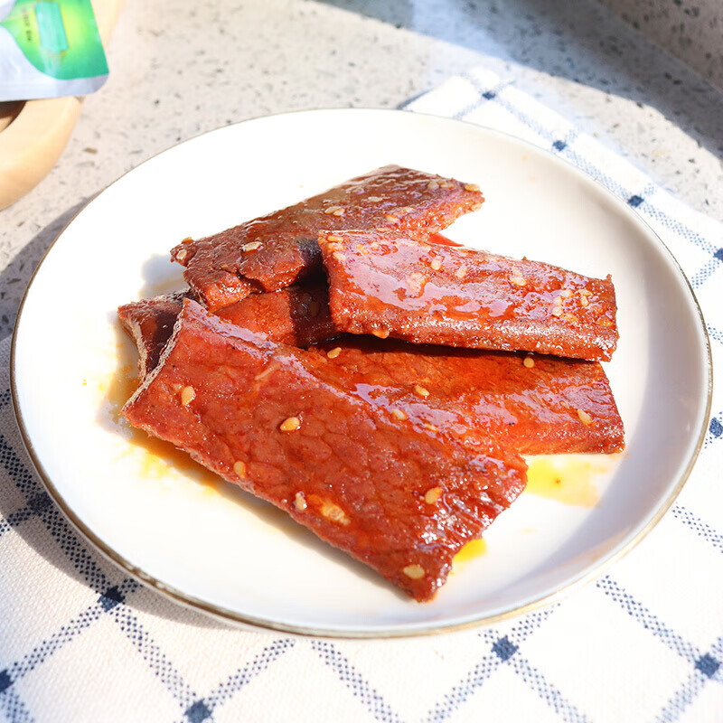 【京选优品】湖南怀化富桥牛肉新晃特产500g散装麻辣香辣五香牛肉干