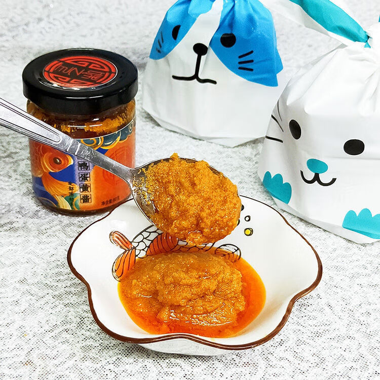 最安康广西烤海鸭咸蛋黄酱蛋黄拌饭面流沙咸蛋黄酱即食下饭菜吐司蛋酱