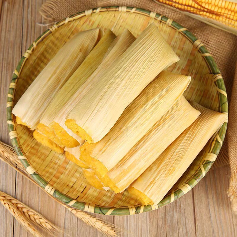 重庆巫山特产传统桐子业叶 四川特产宜宾农家自制玉米粑包谷粑粑10个