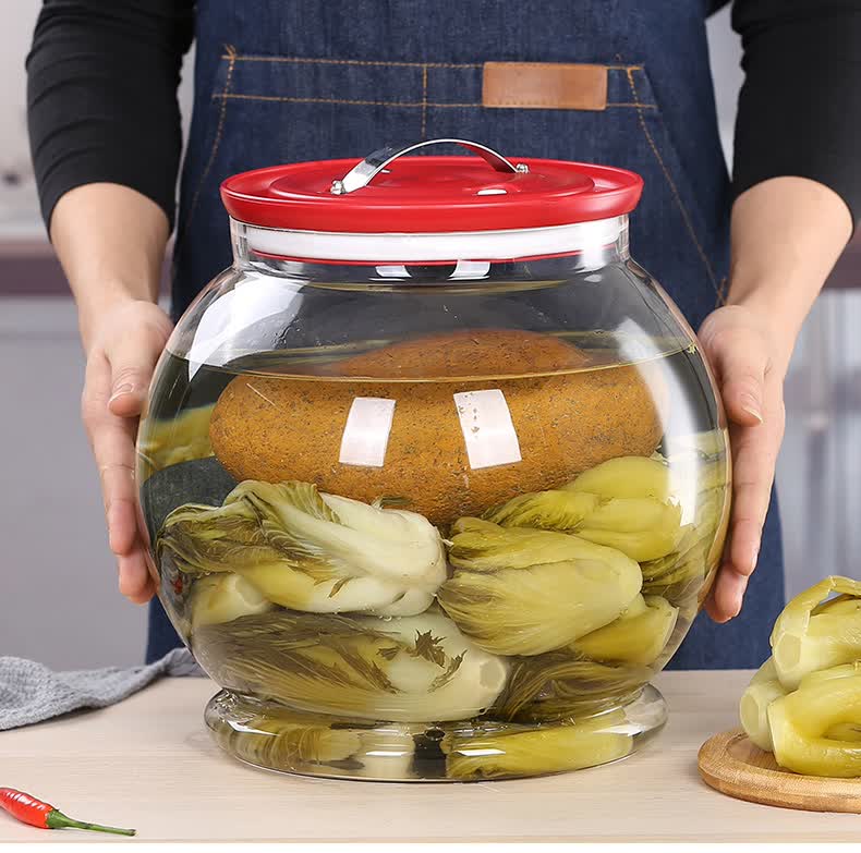 腌咸菜的容器泡菜坛子家用玻璃罐密封腌菜容器腌制酸菜坛咸菜醋八蒜