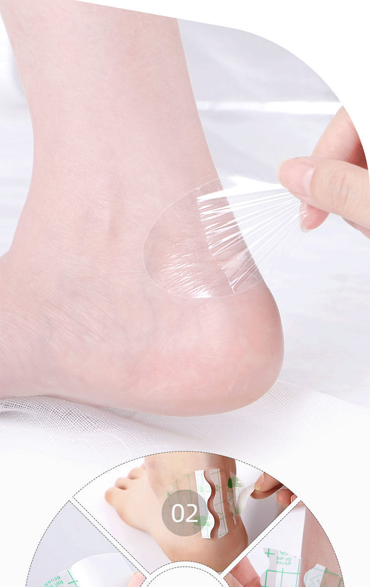 杜韩防磨脚神器后跟贴女高跟鞋鞋贴脚后跟鞋子后跟防磨贴透明防磨脚贴