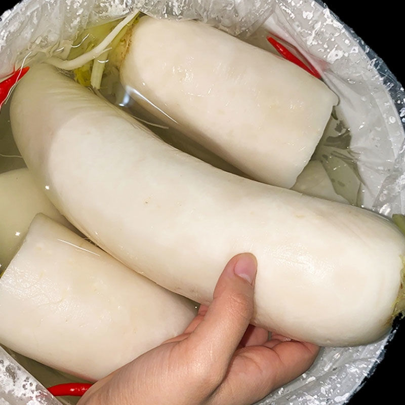 【萝卜酸】广西特产瓶装泡萝卜块腌制白萝卜头片酸料农家泡菜酸嘢