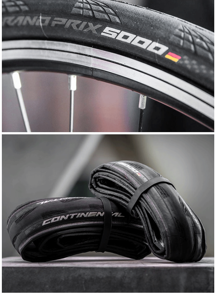 2022新款德国马牌gp5000 开口外胎25c/28c折叠外胎黄边公路自行车折叠