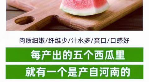 河南长寿之乡富硒西瓜8424水果麒麟无籽新鲜仁风现摘麒麟瓜包甜熟 5斤