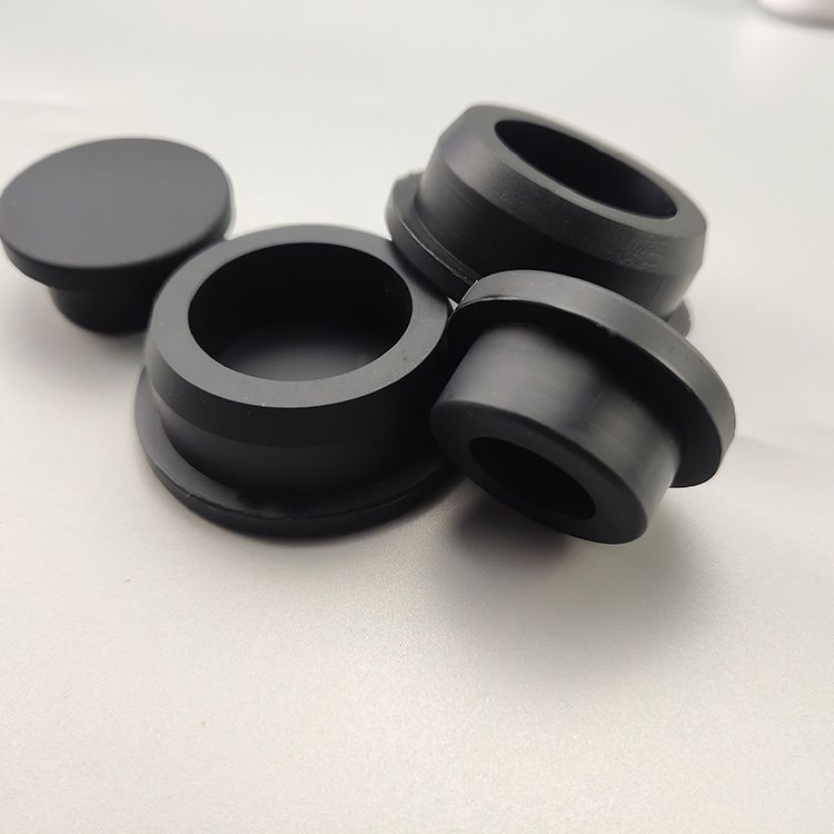 橡胶堵头 硅胶塞黑色胶塞自动化设备专用塞钢管 防尘防水塞子堵孔sdff