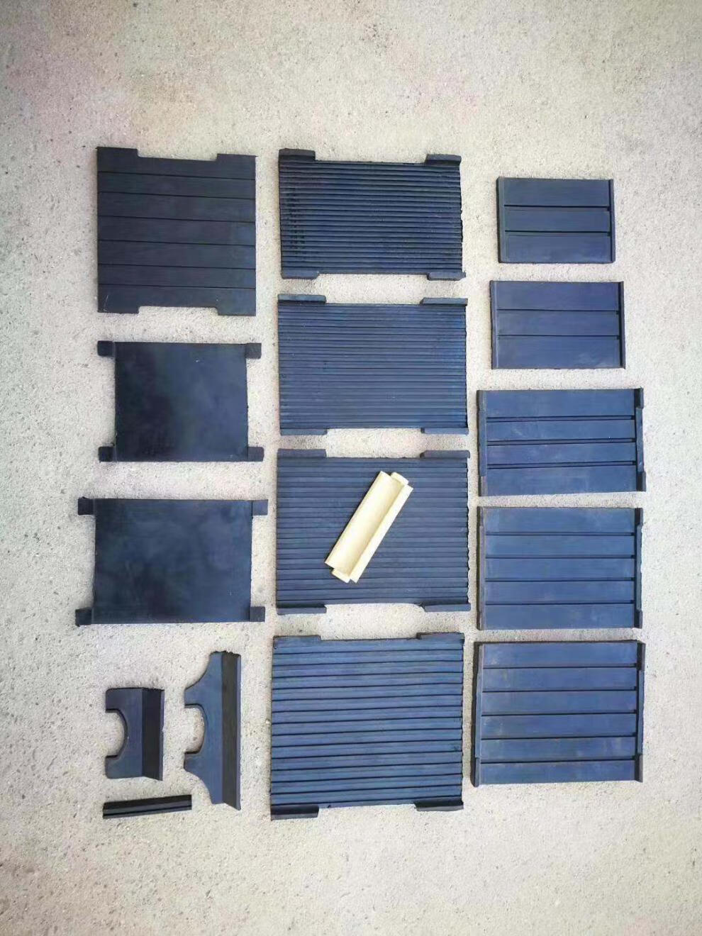 铁路轨道橡胶垫板 复合橡胶垫板 轨道垫下垫板 p60嵌发丝胶垫【图片