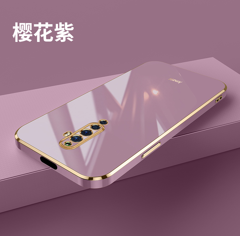 领妙opporeno2z手机壳直边镜头全包保护套男女reno2z硅胶防摔软壳网红