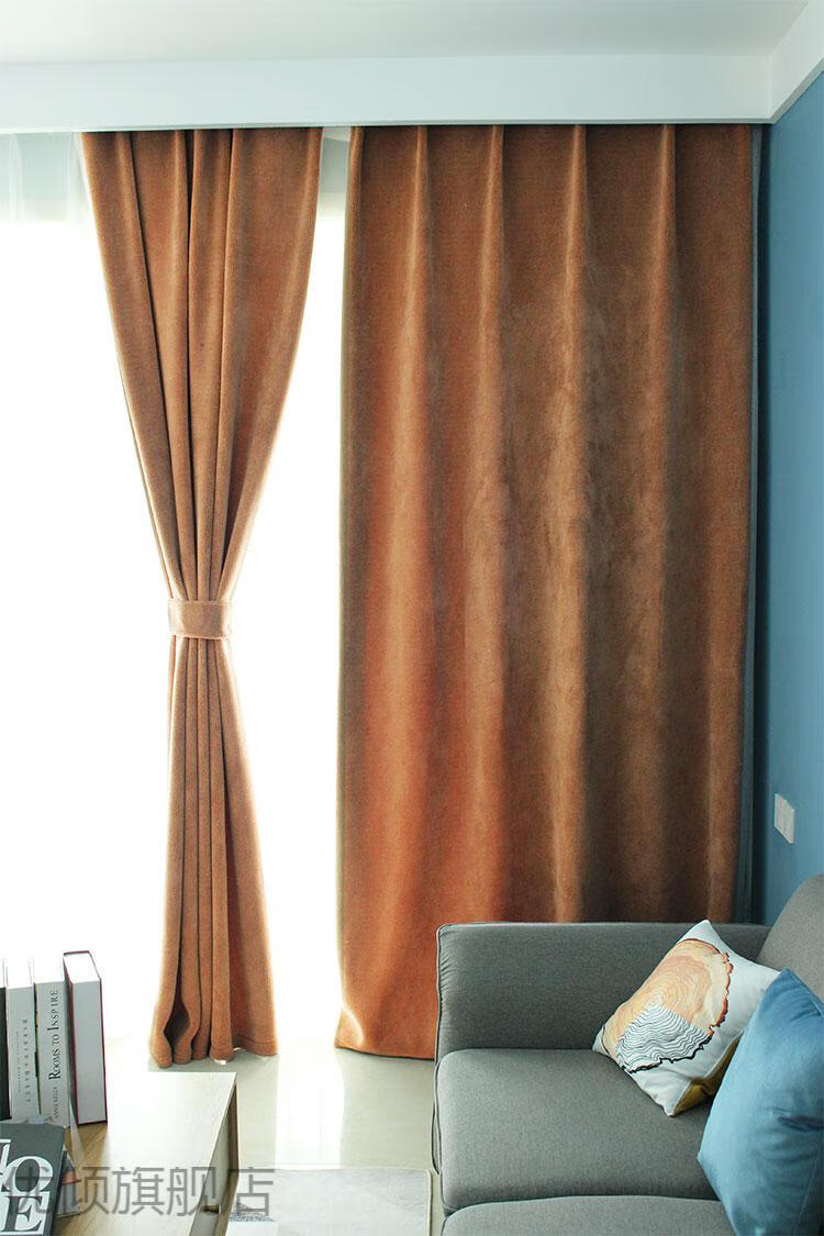 2022新款超厚防寒窗帘挡风防寒加厚加绒保暖窗帘御寒儿童飘窗卧室防风