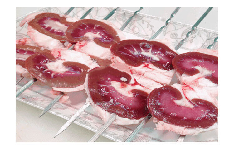 2斤新鲜羊腰子内蒙古羊肉草原包油羊腰子羊肾冷冻烧烤食材半成品5斤