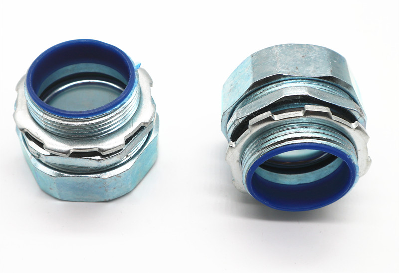 定制包塑金属软管接头国标外丝防爆软管接头1620253238 38mm(1 1/2)