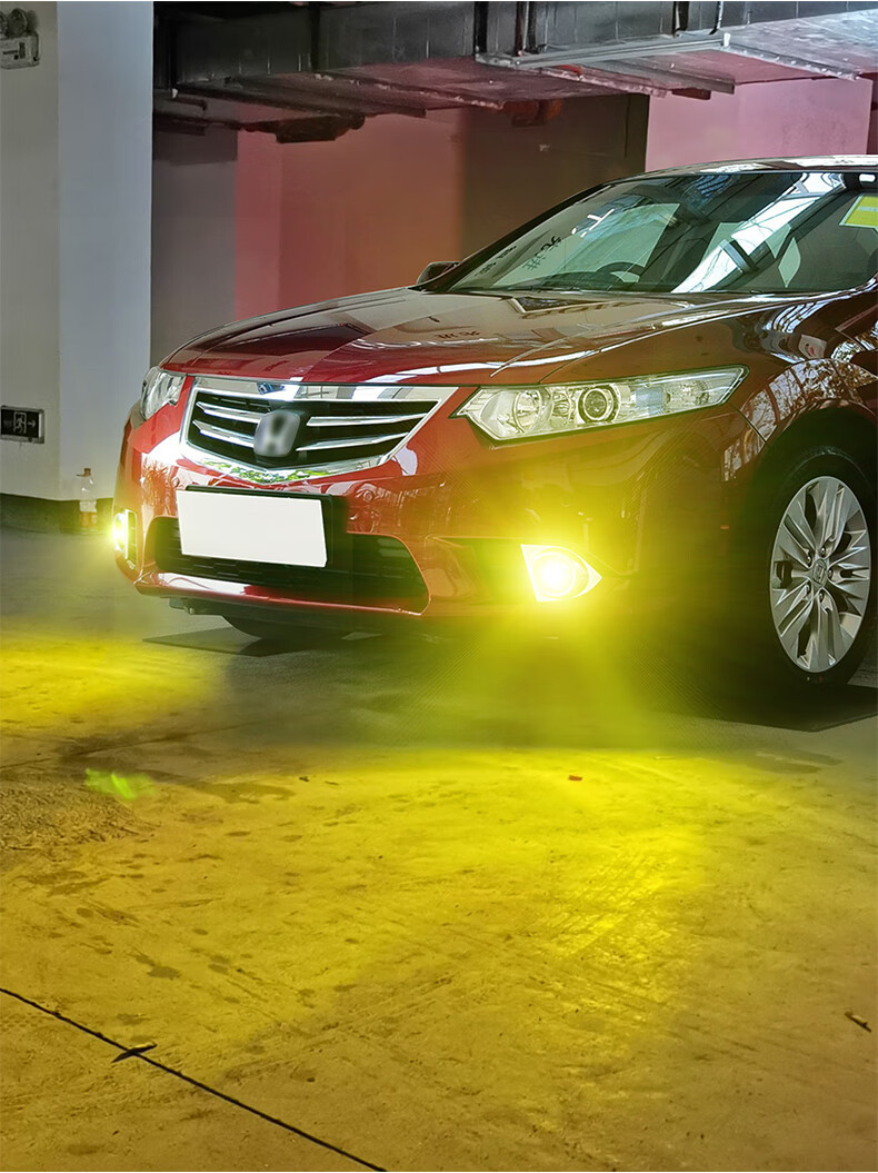 适用本田思铂睿雾灯0917款13led14灯泡15黄金光雾灯思