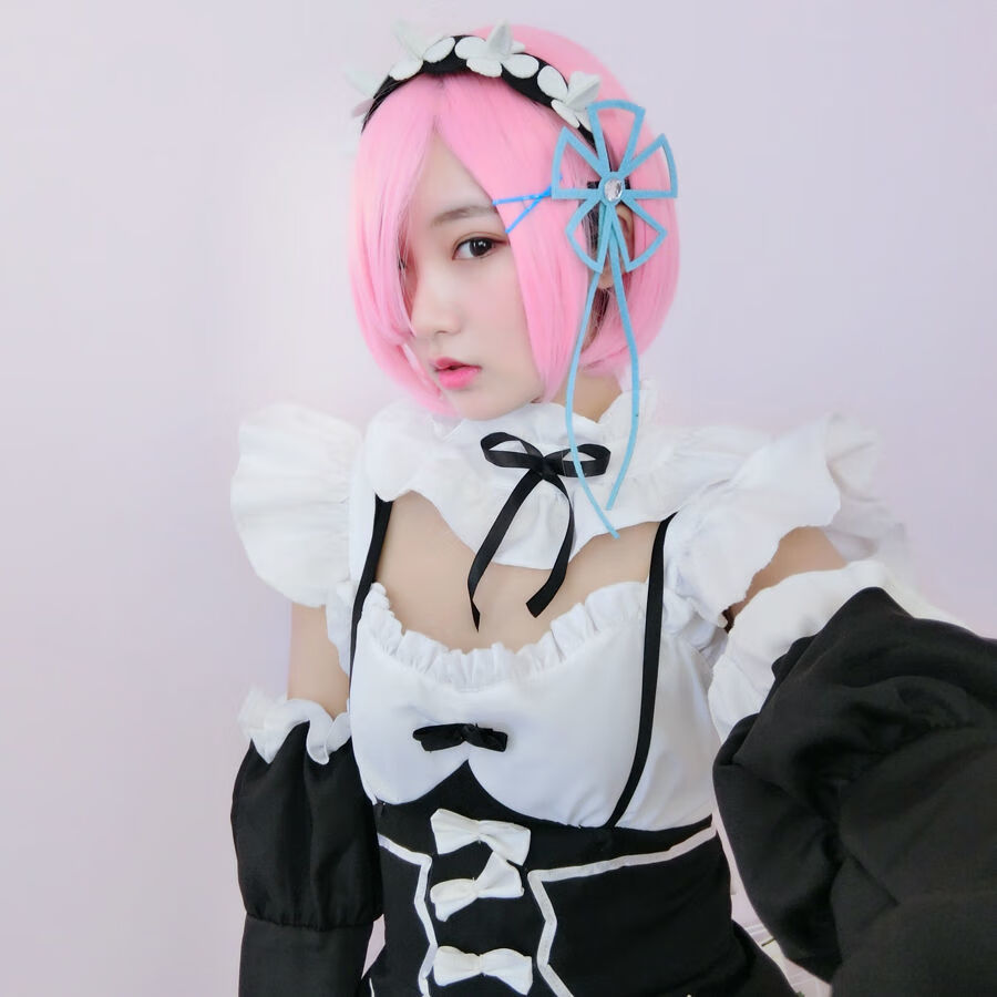 潮梦城女仆装蕾姆cos服动漫拉姆雷姆女从零开始的异世界生活cosplay