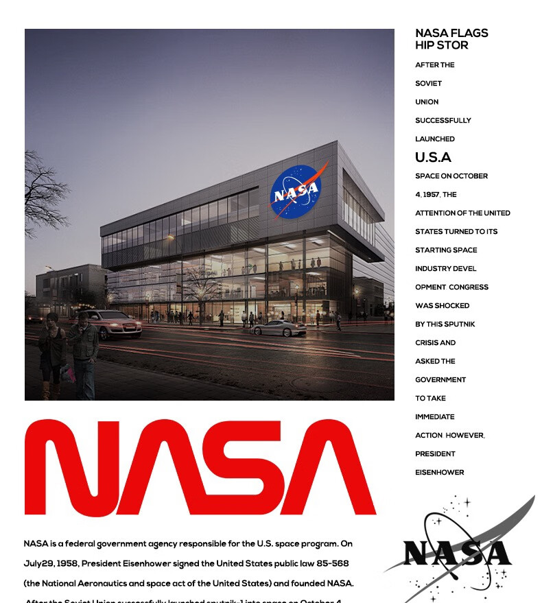 nasasup联名宇航员棉衣男士秋冬季棉袄新款潮牌潮流工装棉服加厚短款