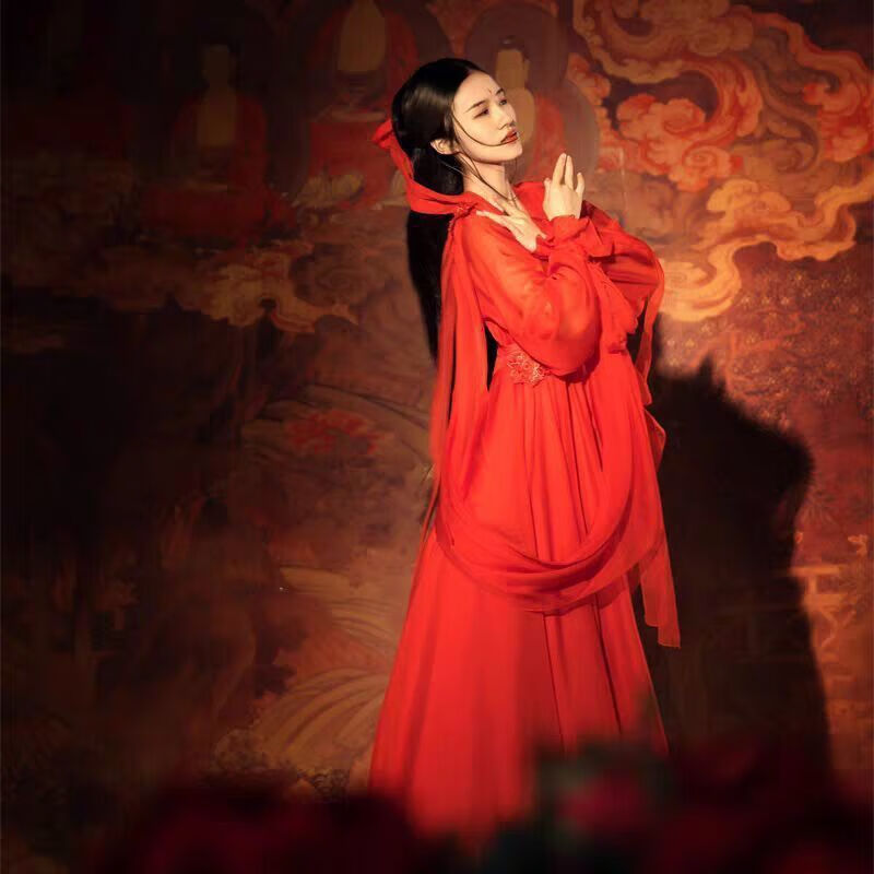 窕妮佛系禅服白娘子鞠婧祎同款芸溪汉服白色超仙飘逸仙女古装襦裙薄纱