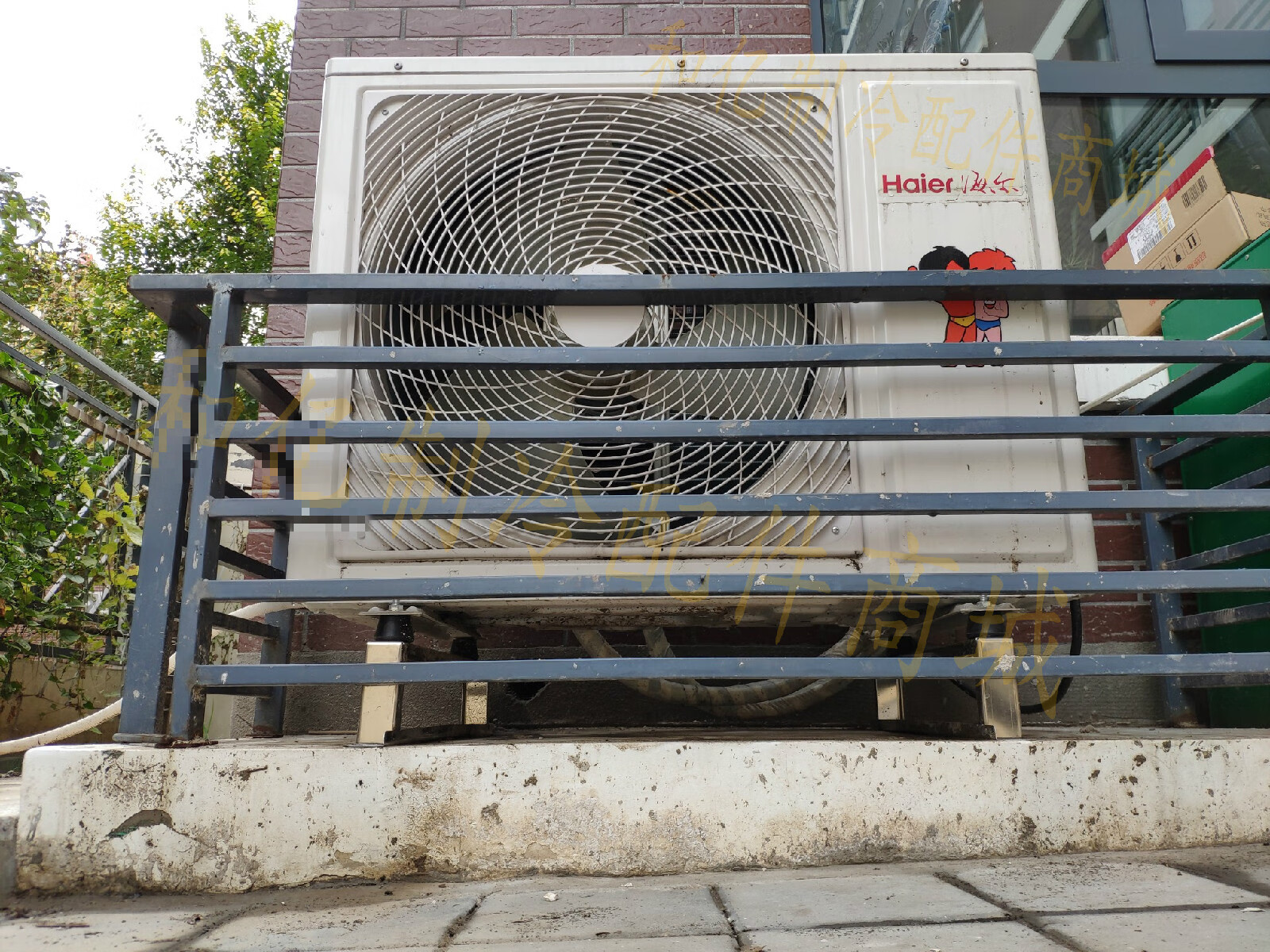 不锈钢空调支架外机落地支架1匹2匹3匹加高落地支架空调支架20公分