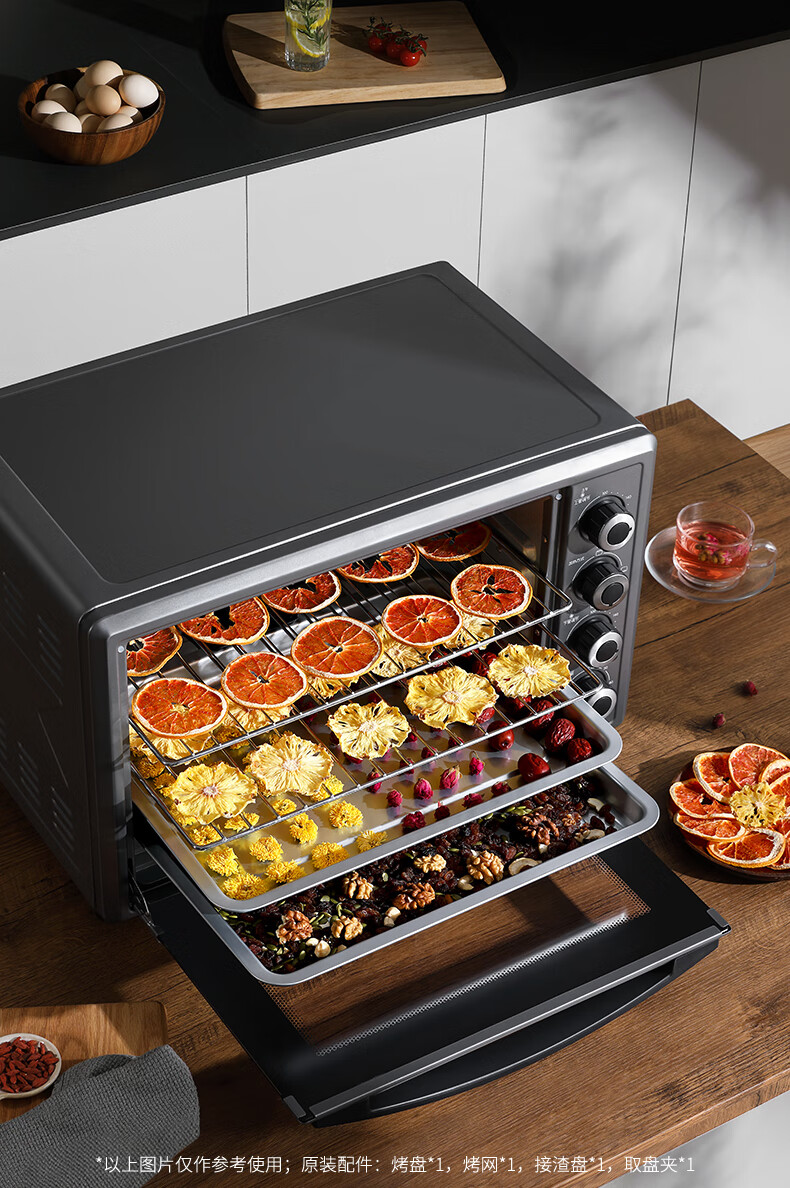 微波炉电烤箱家用小型自动烘焙多功能45升大容量台式家庭蛋糕烤箱32升