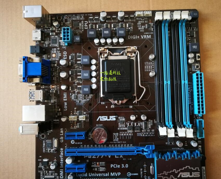 asus/华硕 p8z77-v lk a lx2 lx le plus 1155 大板 支持123 红色