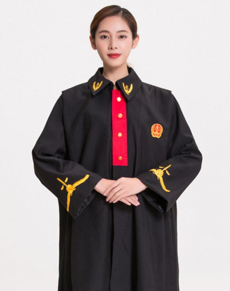 律师工作服模拟法庭全套服装及道具大量现货袍服工作服律师袍律师服