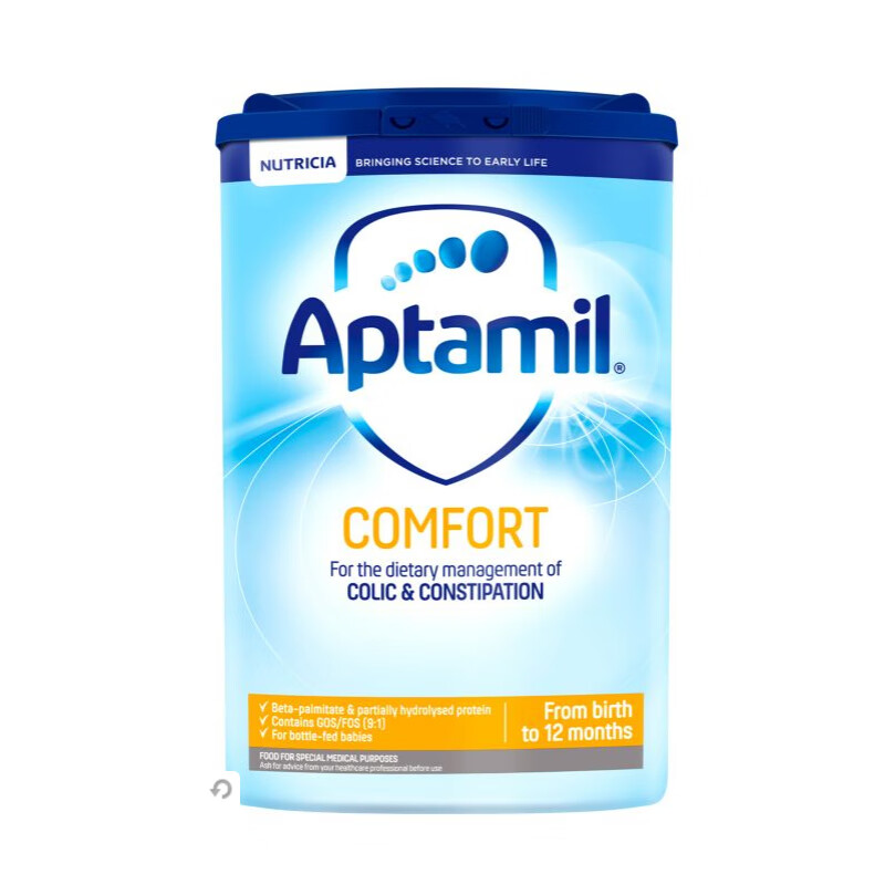 英国爱他美适度水解低乳糖低敏舒适奶粉肠绞痛胀气适用