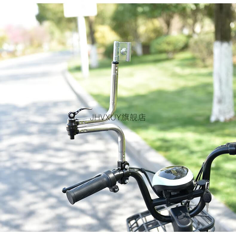 2022新款电动车支撑伞架电动车雨伞固定支架电瓶车遮阳伞自行车撑伞架