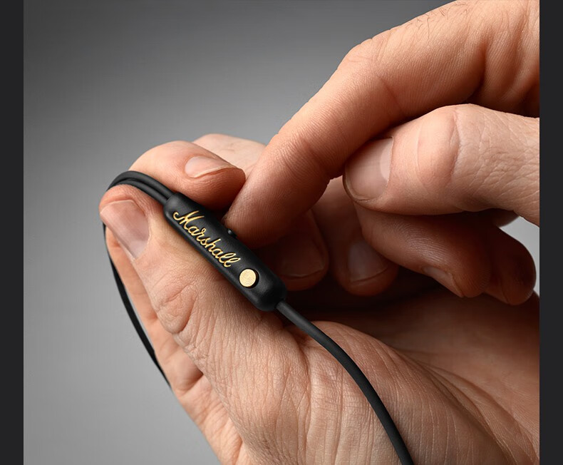 马歇尔marshallmodeeq马勺摇滚重低音入耳式有线耳机手机电脑音乐耳麦