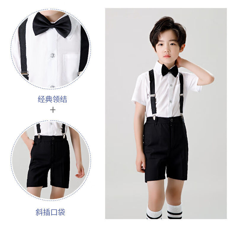 燕尾服男童童六一儿童合唱演出服女童舞蹈蓬蓬裙小学生合唱团男童朗诵