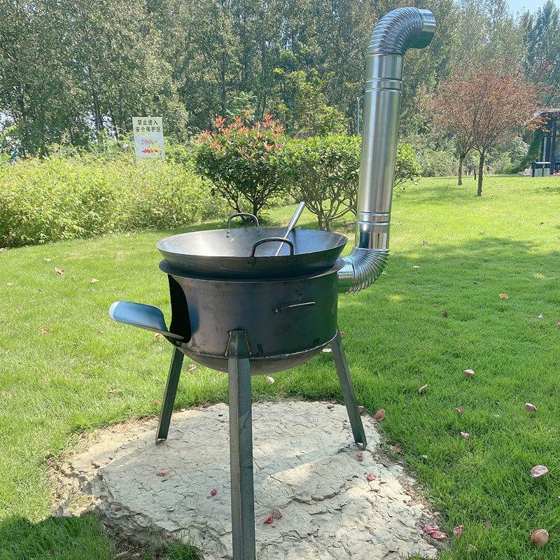 柴火灶农村柴火炉家用烧木柴炉子节能地锅大锅台户外野炊移动灶台