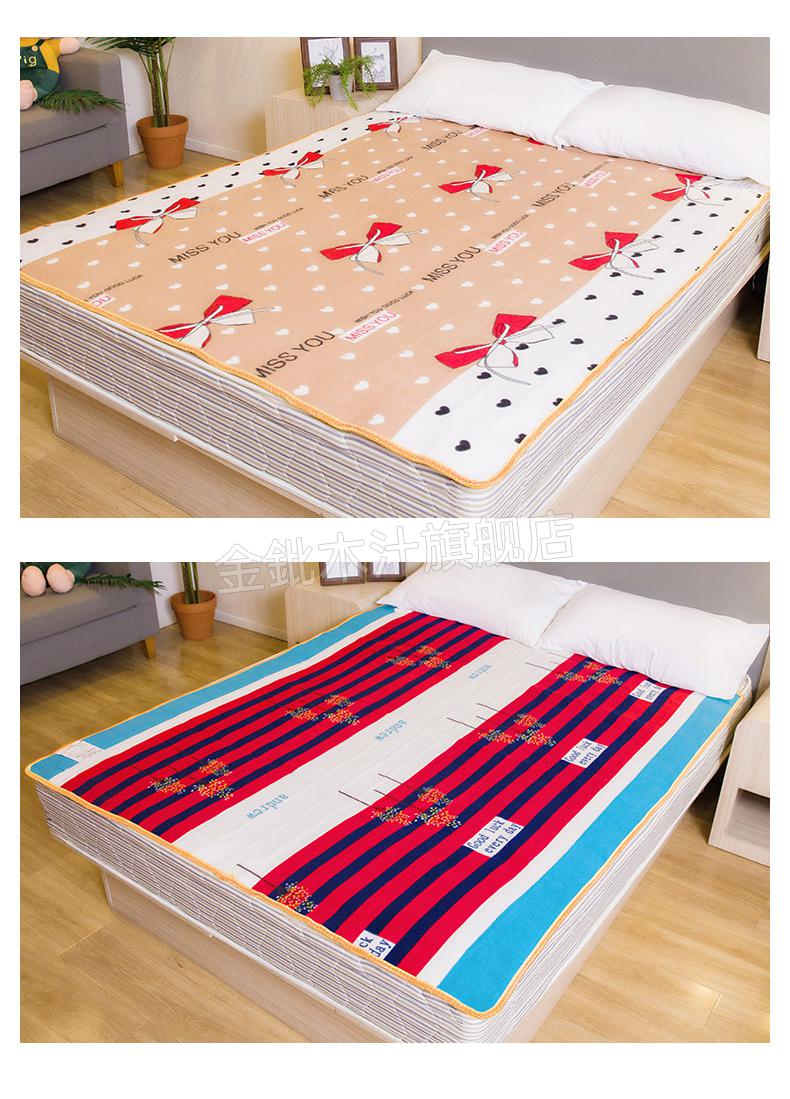 蓝狐电热毯 蓝狐电热毯双人安全不漏电辐射家用无1.8米防水1.