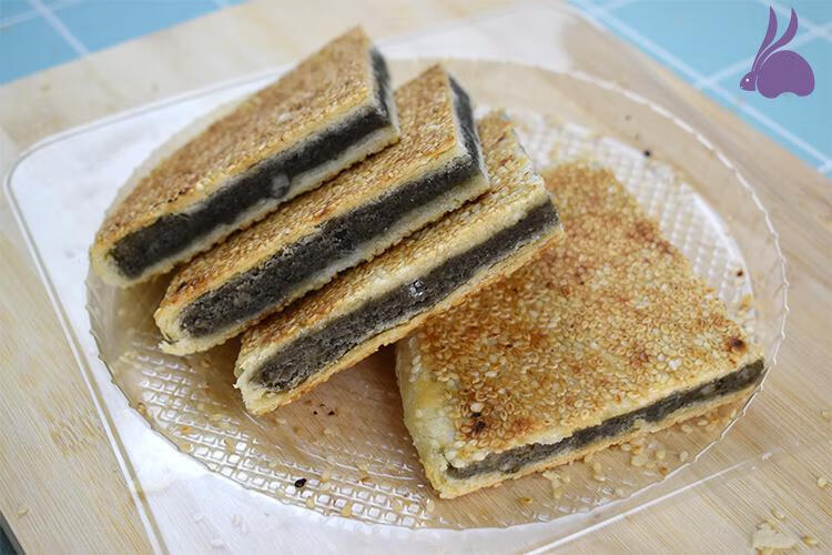 湖北武穴广济特产武穴月饼中秋月饼美雅芝麻端午饼400g特制包运美雅包