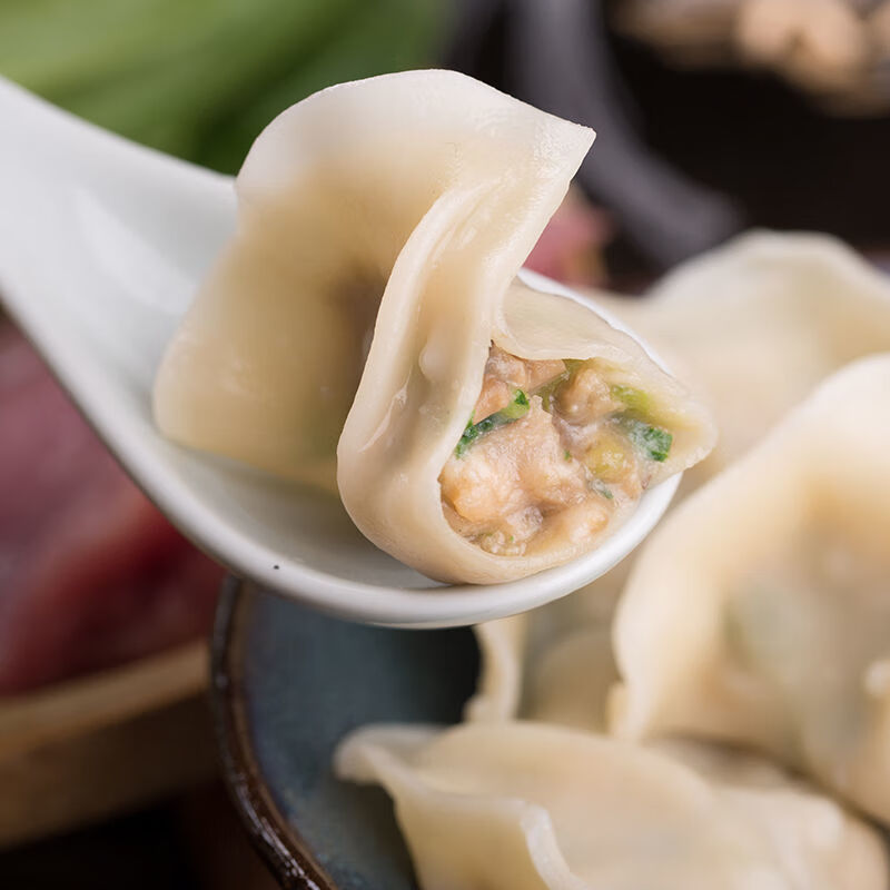 大娘水饺 大娘水饺800g手工速冻王饺子虾仁猪肉牛肉素三鲜速食早餐