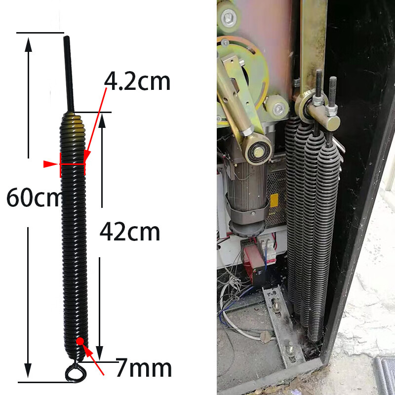 弹簧拉簧适用百胜306道闸弹簧广告道闸弹簧百叶闸机弹簧广告闸道闸拉