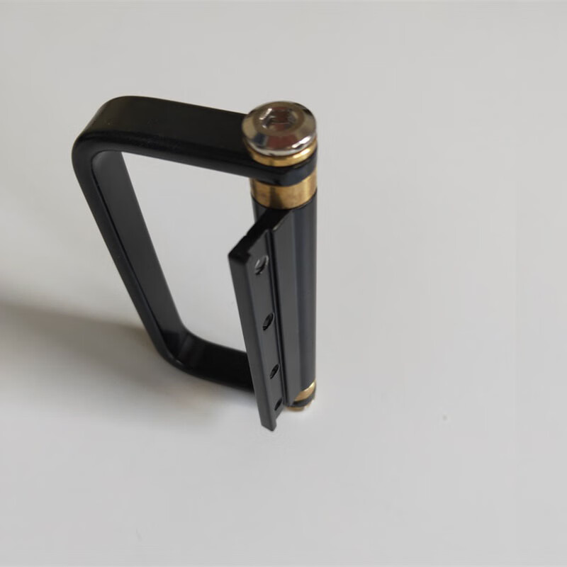 加厚折叠门拉手活动拉手大折叠门小折叠门明装推拉木门折叠门拉手黑色