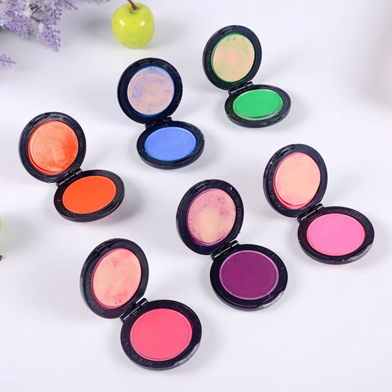 一次性染发粉饼彩色染发剂4色6色可选opp袋4个装