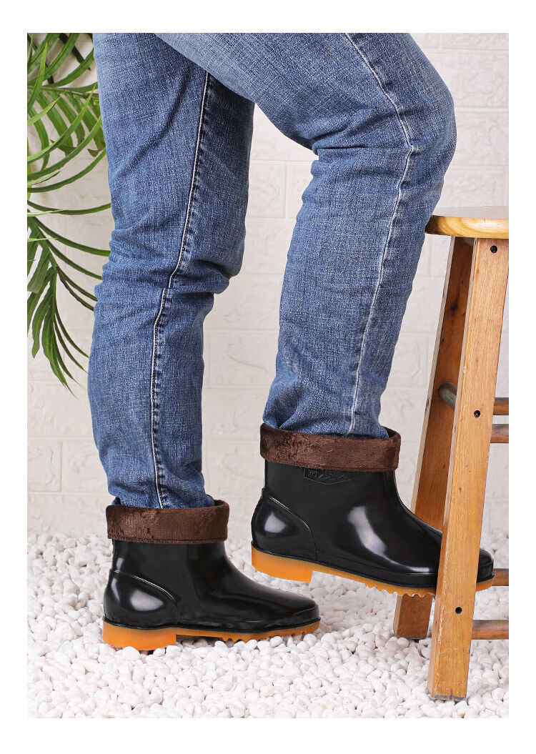 高品质雨靴雨鞋男士水鞋雨靴男款防水鞋高筒中筒低筒低帮短筒套鞋胶鞋
