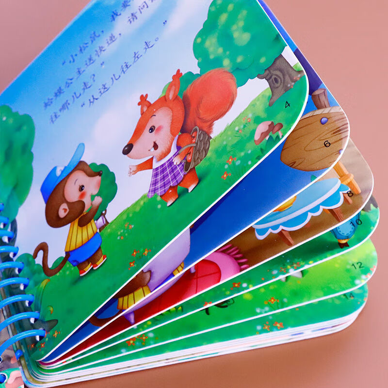 全套6册撕不烂的宝宝故事书0123岁婴儿早教启蒙睡前故事绘本翻翻卡