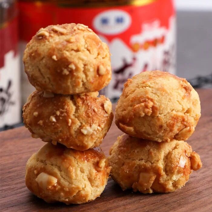 河北秦皇岛特产求仙酥传统手工美食早餐零食面包糕点小吃225g核桃味1