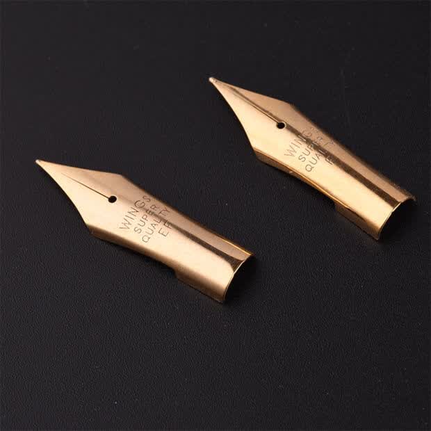 渡川舟文创通用钢笔尖78g88g笑脸贵妃钢笔尖学生笔头笔尖百乐替换尖