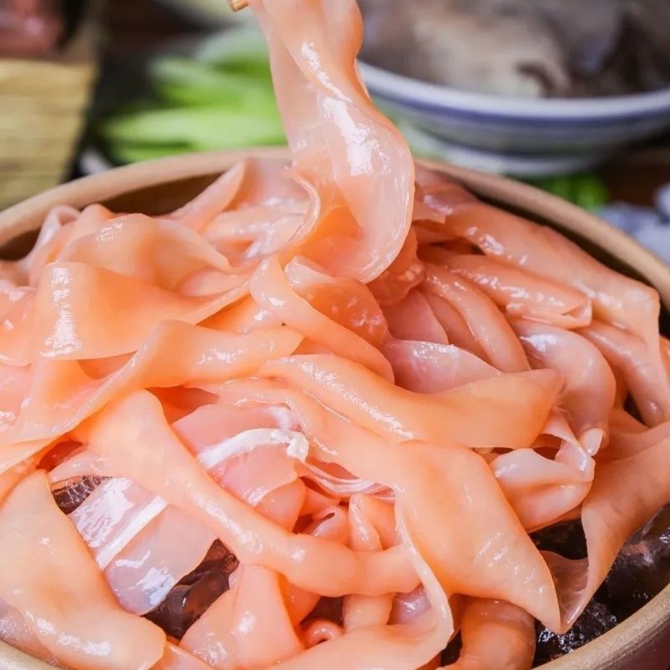新鲜鹅肠憨罗鹅肠九尺大鹅肠口感爽脆干净无油串串卤菜店商用12斤江浙