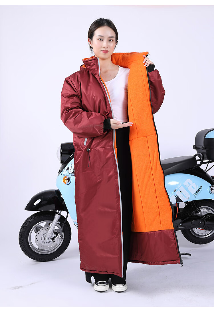 电动电瓶车挡风被冬季加绒加厚冬天骑摩托车保暖神器防风衣服外套小牛
