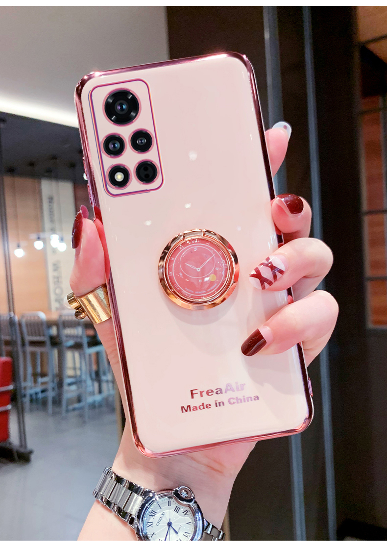 munu 荣耀v40手机壳 honor v40轻奢版保护套5g包镜头保护电镀软壳潮女