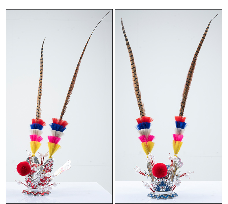 适用于抖音同款齐天大圣头盔装饰个性紫金冠孙悟空头冠美猴王皇冠犄角