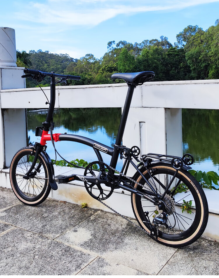 2022新升级小布自行车成人折叠国产车9速超轻便携带变