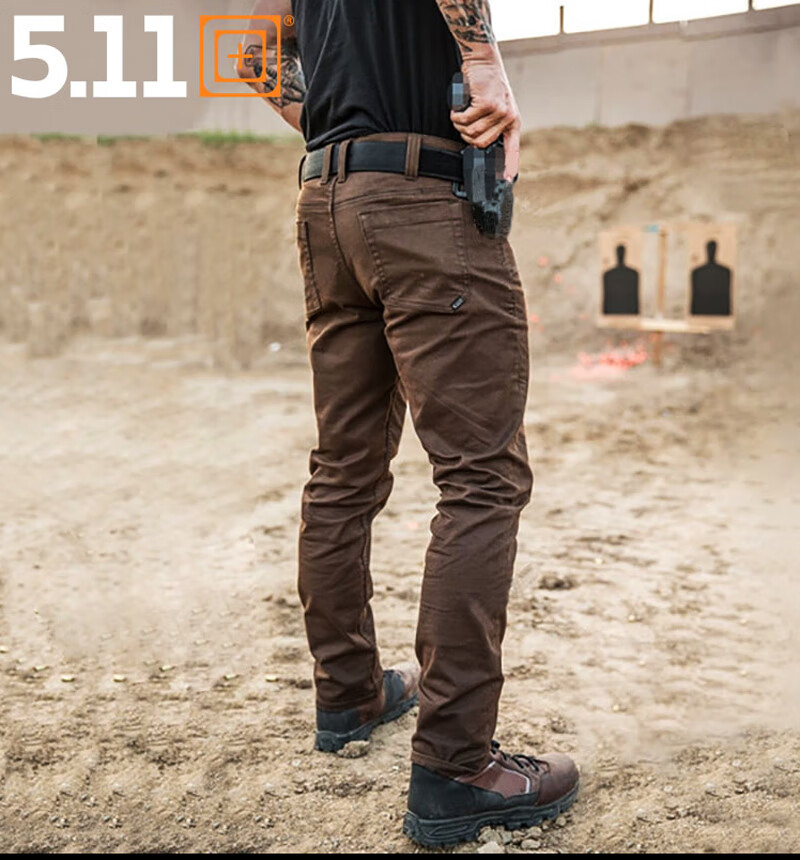 511战术裤美国守卫者户外战术裤74465高弹力修身511休闲长裤油绿色