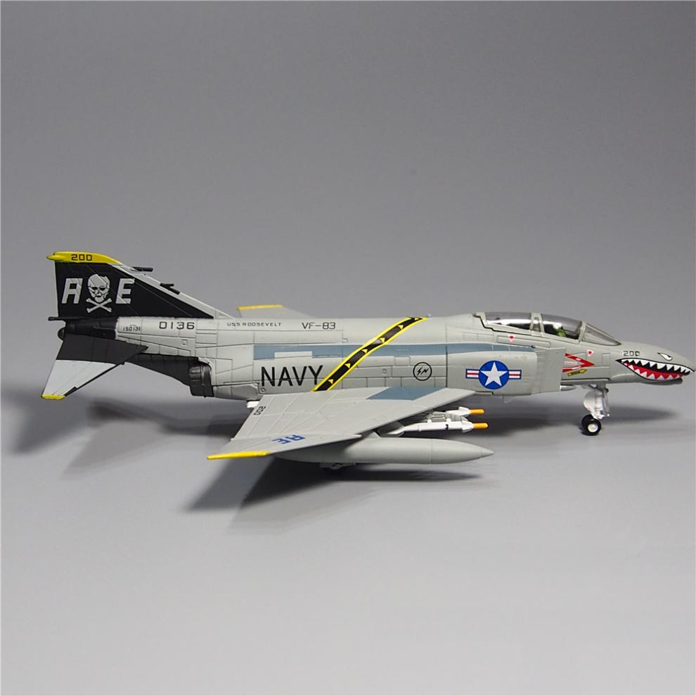 f4c鬼怪攻击机合金飞机模型仿真军事摆件美军纪念精品1100