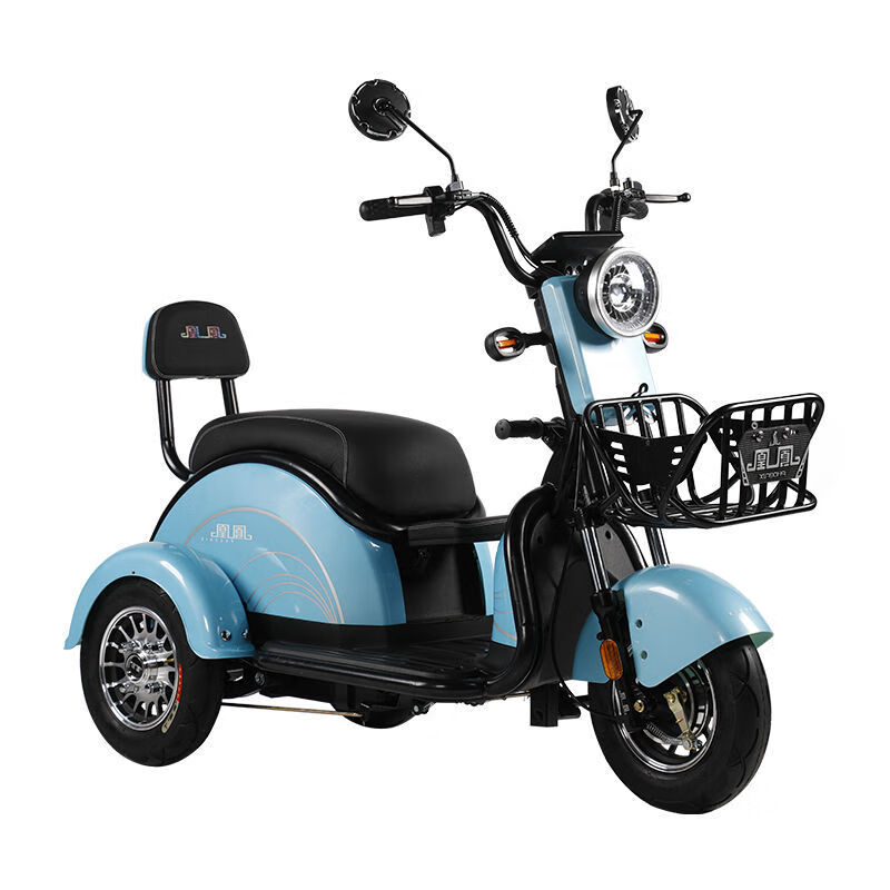 电动三轮车家用迷你小型接小孩成人休闲代步电动车轻便小巧代步车