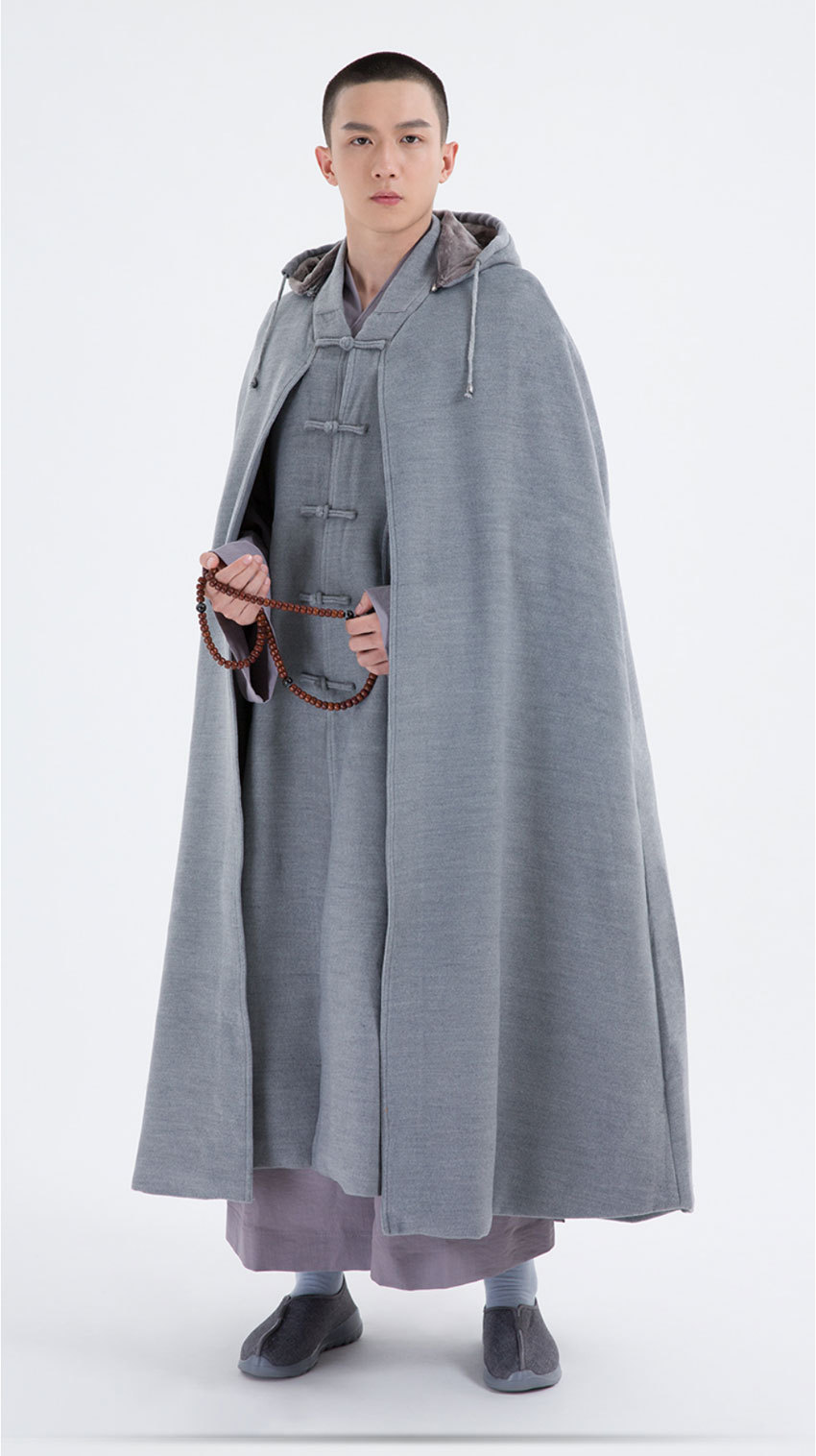 衣普西隆 打坐披风斗篷僧服僧衣佛具佛堂用品寺庙僧人和尚冬季拜佛