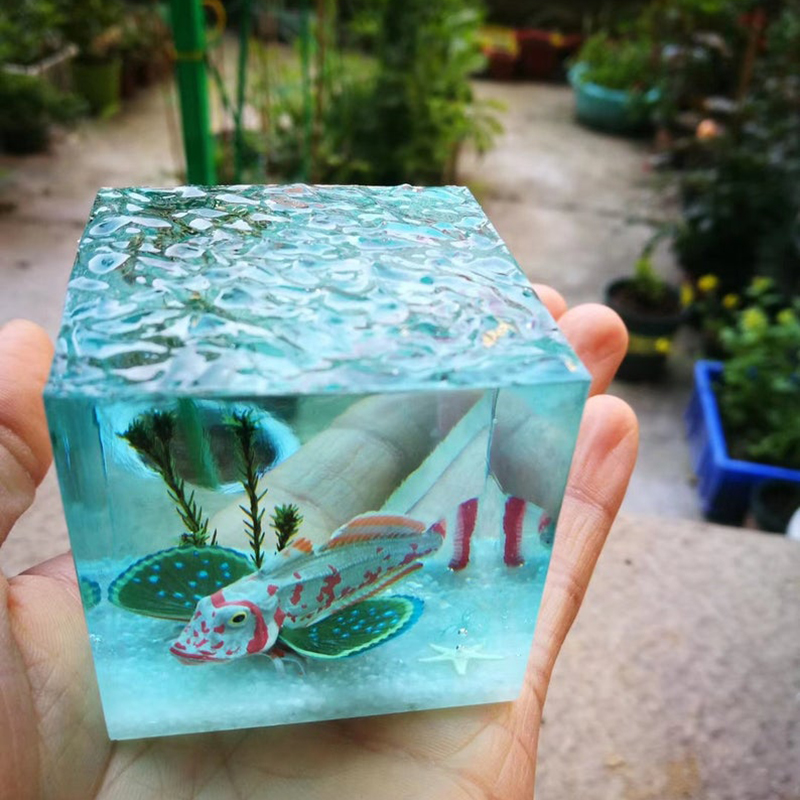 河流桌树脂胶 水晶滴胶diy永生玫瑰花标本高透低热自消泡脱模环氧树脂