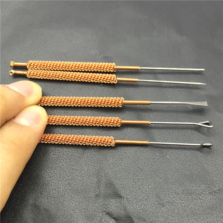 火针套装 中研太和美容火针5支钨钢火针火针套装 平头尖头铲式三角