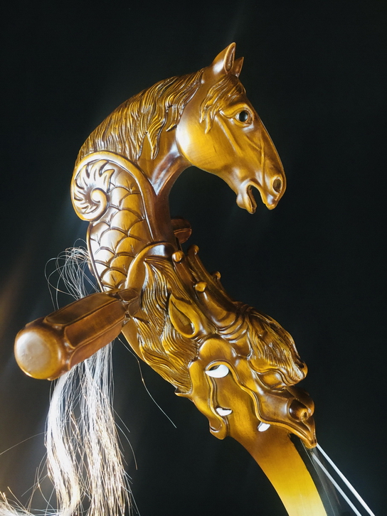 新款 马头琴龙头 舞台演出 录音级 初级教程视频 大弯脖浮雕琴箱 琴盒